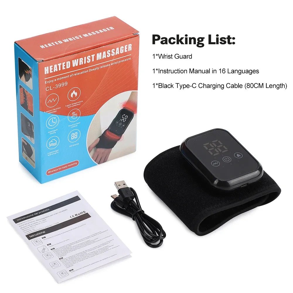 Heated & Vibrating Ankle Brace for Ankle Pain Relief and Faster Recovery - Wrightshop